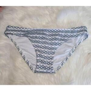 NWT Splendid Avalon Eyelet White Gray Lace Overlay Bikini Bottom